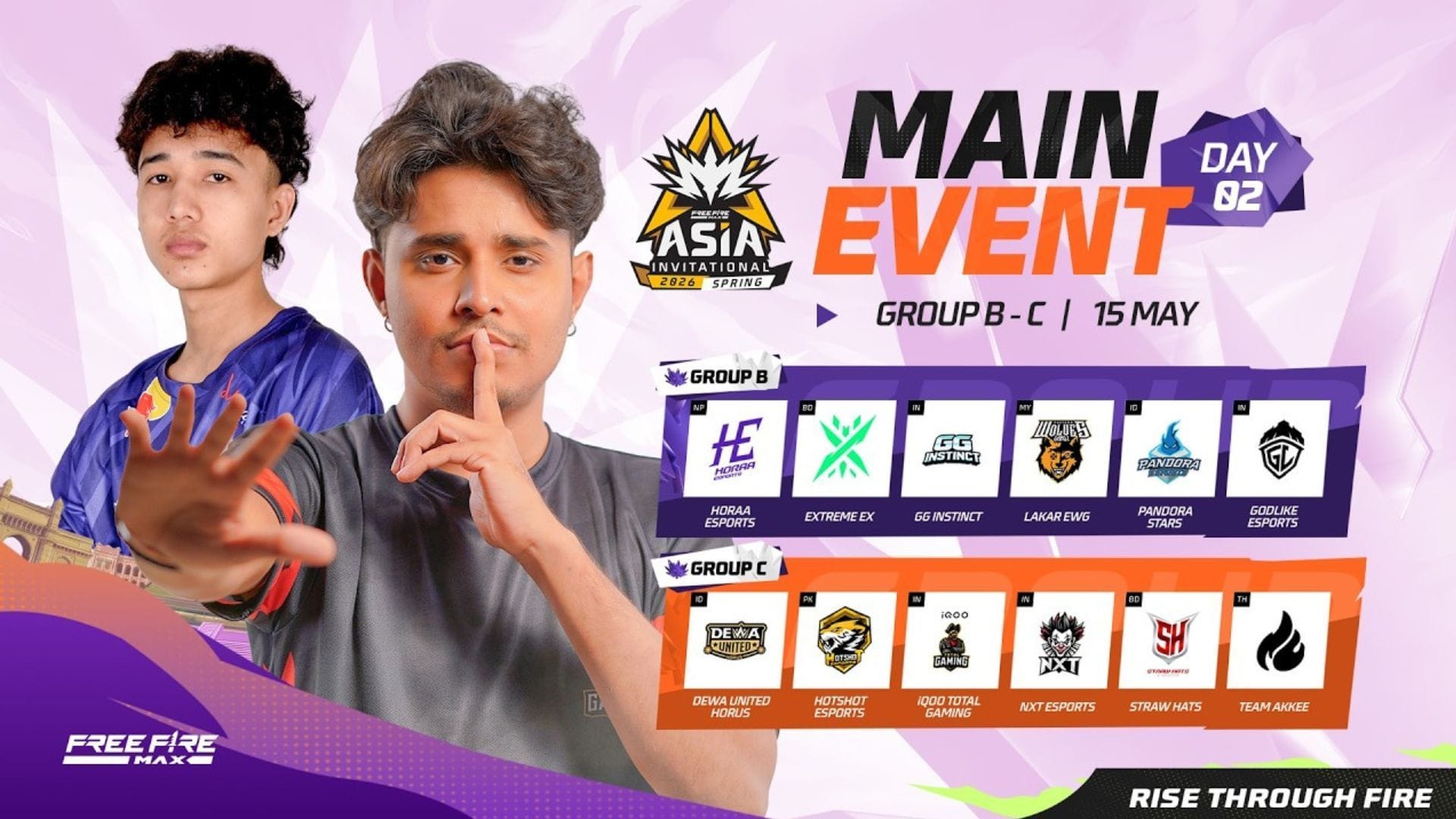 FFMAI 2026 Spring Main Event Day 2: Date, groups, schedule, and how to watch