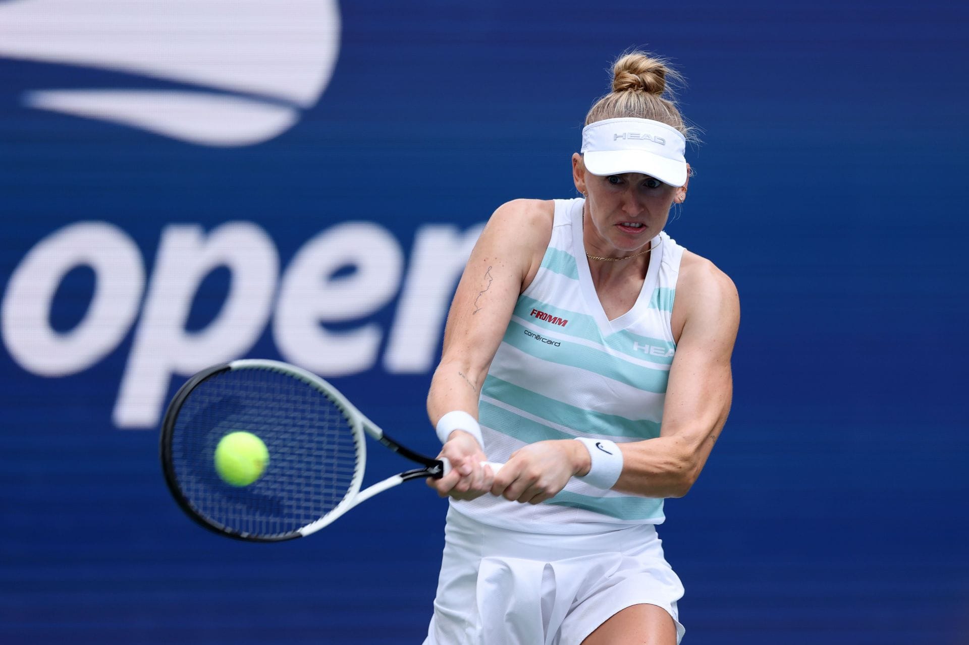 Jil Teichmann at the US Open 2025. (Source: Getty)