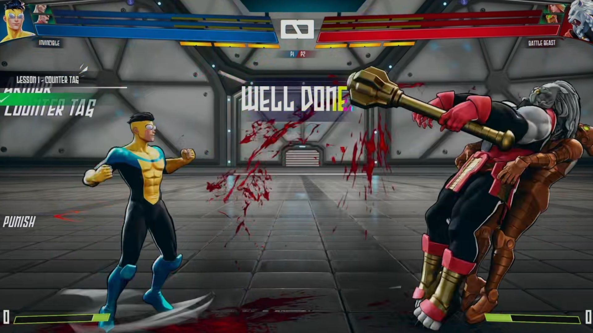 The tutorial is solid and robust, teaching all the important mechanics (Image via Skybound Entertainment || Sportskeeda)