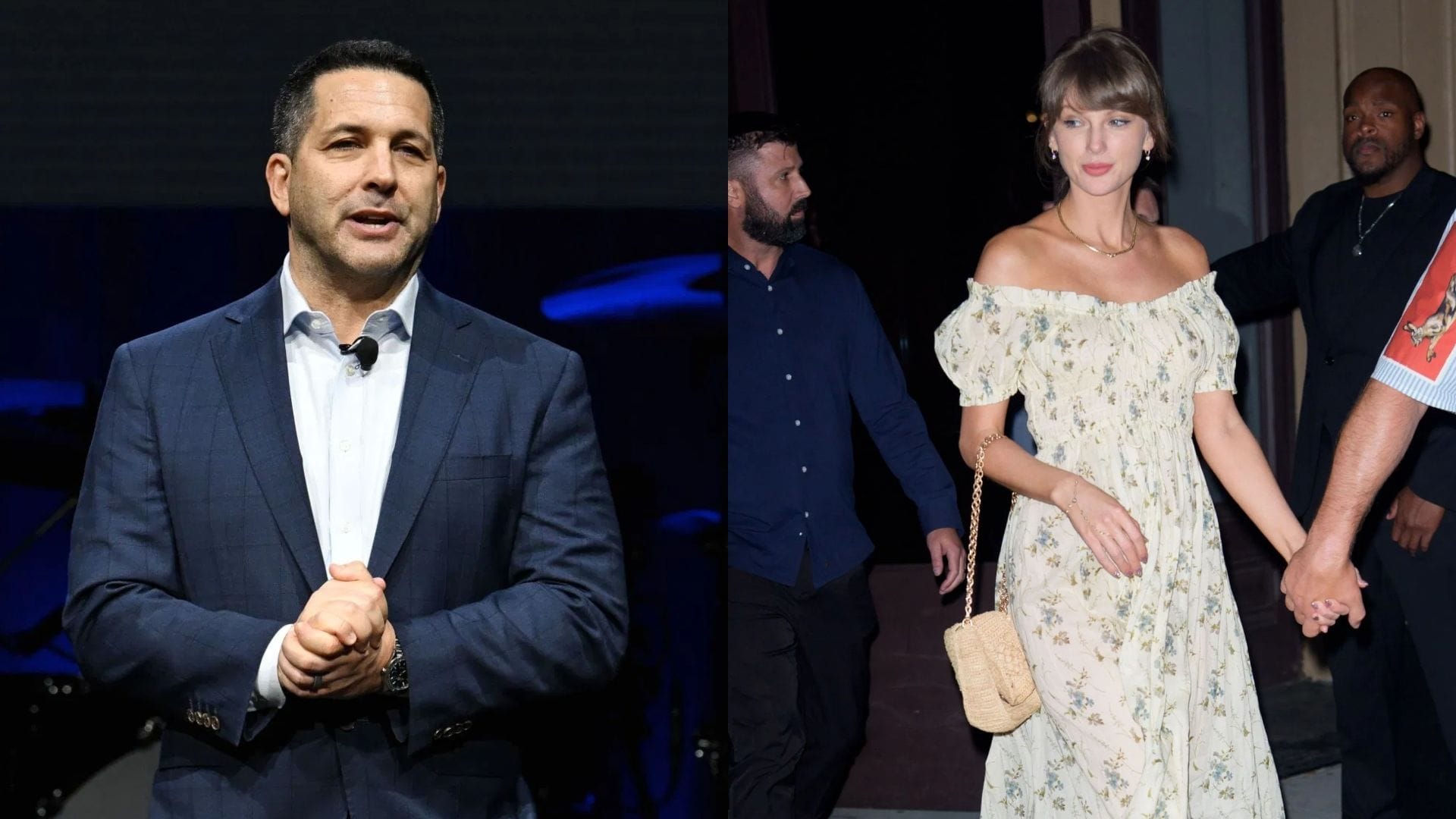 "You are disgusting," "This is pathetic": NFL fans rip Adam Schefter for "stealing" Taylor Swift banner meme from Cleveland Cavs podcast host