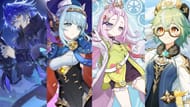 Flins, Ineffa, Aino, Sucrose (Image via HoYoverse)