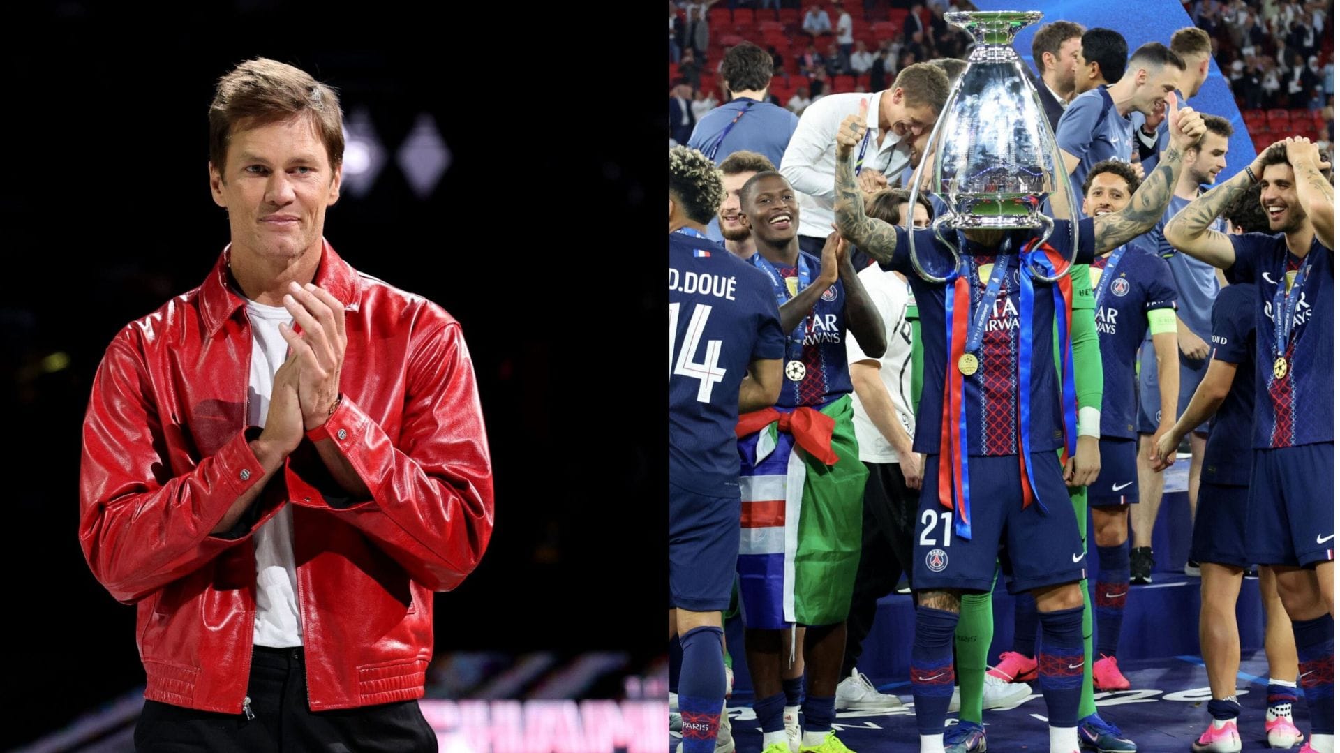 Tom Brady makes feelings known on PSG defeating Arsenal in penalty shootout to lift 2nd UEFA Champions League title