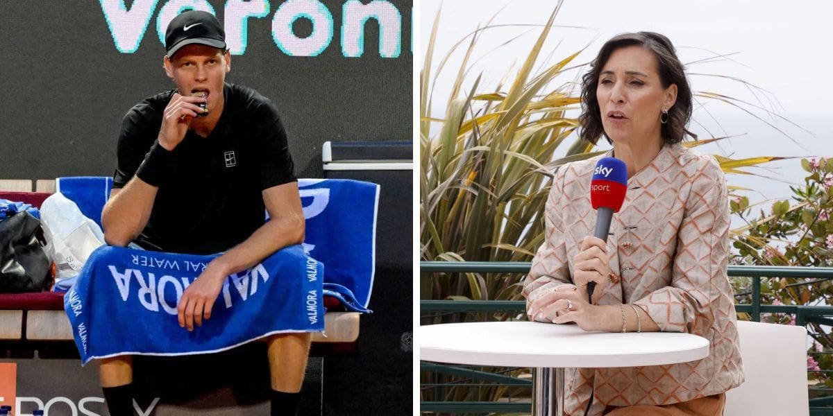 Jannik Sinner anxiety attack concerns raised by Flavia Pennetta as tennis world spots match detail in Italian Open SF