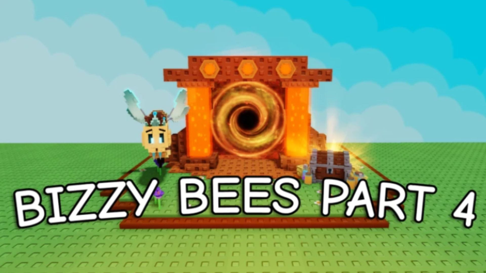 Official Bizzy Bees Part 4 update game banner (Image via Roblox)
