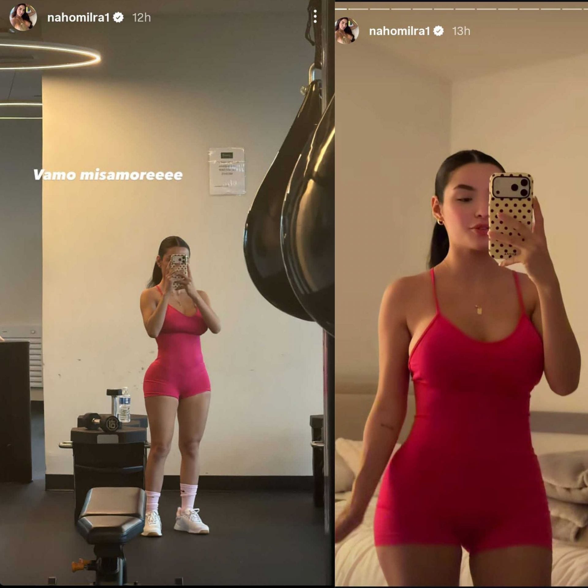 Francisco Alvarez's wife Nahomi poses in front of mirror - Source: Instagram @nahomilra1