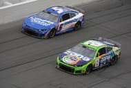 Kyle Busch (8) and Kyle Larson - NASCAR Cup Series Daytona 500 - Source: Getty