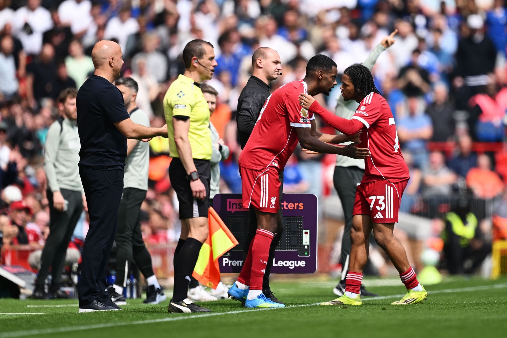 "He said that it was enough" - Liverpool boss Arne Slot reveals why he decided to substitute Rio Ngumoha against Chelsea