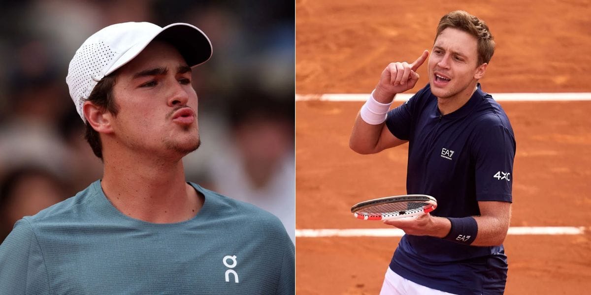 WATCH: Controversial scenes at Italian Open as Hamad Medjedovic sends off rowdy Joao Fonseca fans with epic 'Night Night' celebration