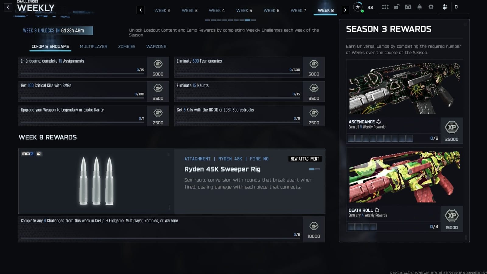 All Warzone and Black Ops 7 Season 3 Week 8 Challenges and rewards
