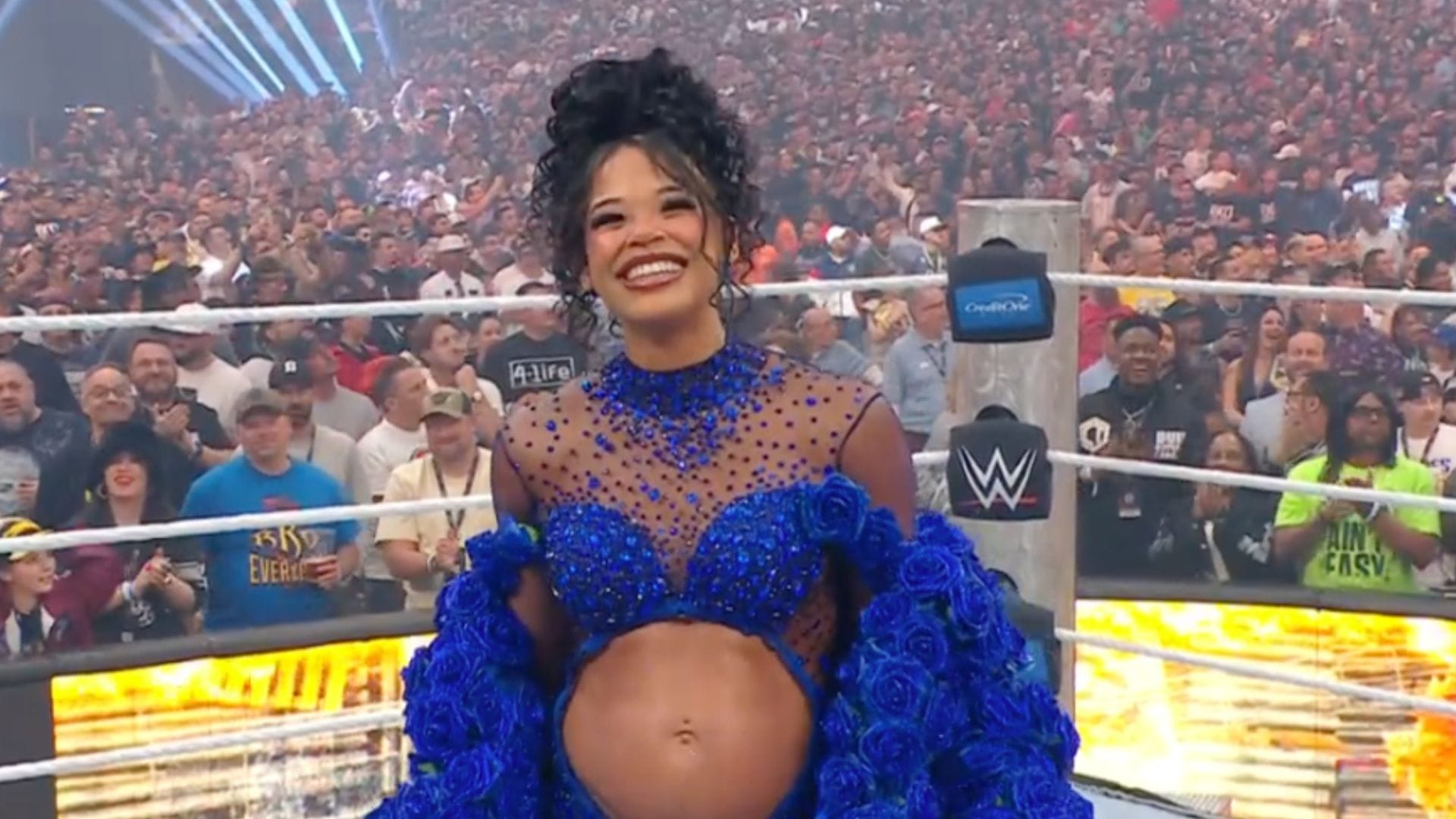 [WATCH] The exact moment Bianca Belair found out she was pregnant