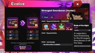 All items required for evolving Strongest Swordsman (Image via Roblox)