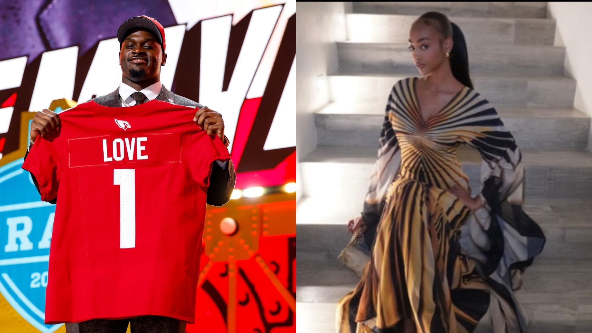 Jeremiyah Love’s gf Aliece shares glimpse into romantic evening with Cardinals RB in LA ahead of 2026 OTAs