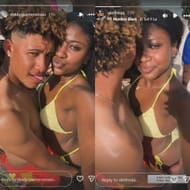 Instagram stories of Vladimir Guerrero Jr.'s sister (Image via Instagram/vleifrmla, vleidy.guerrerooooo)