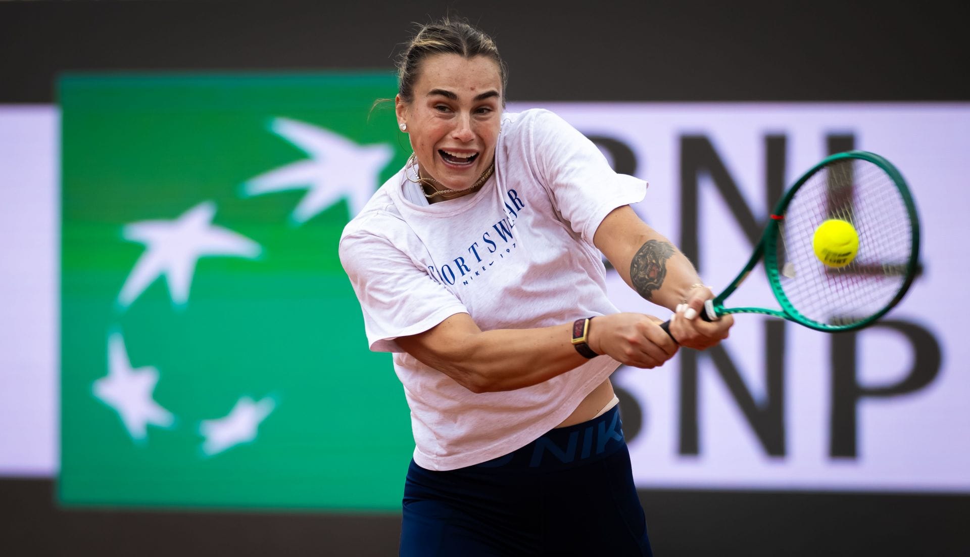 Sabalenka at the Internazionali BNL D'Italia 2026 (Image  Source: Getty)