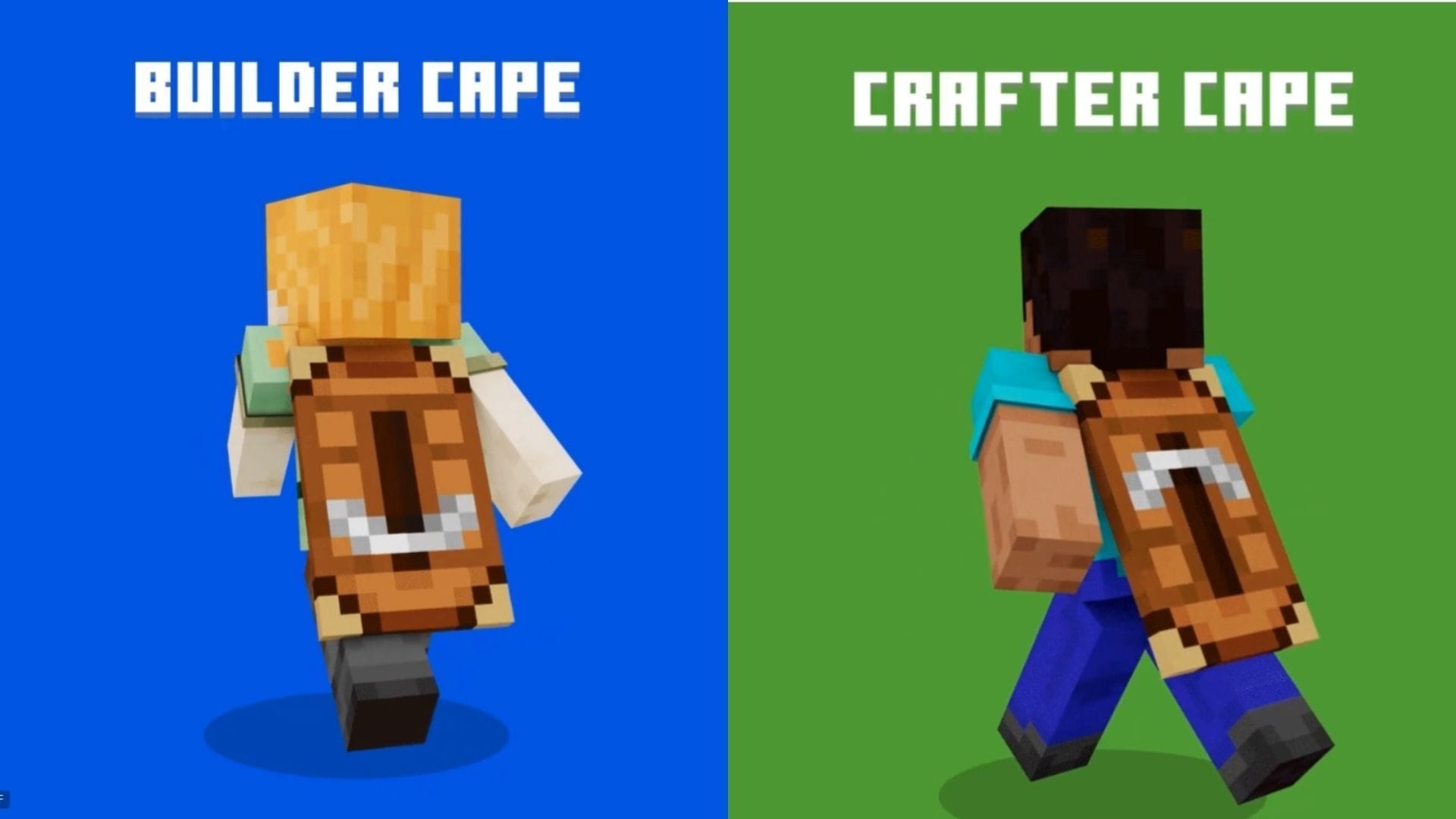 Get Builder and Crafter Cape in Minecraft
