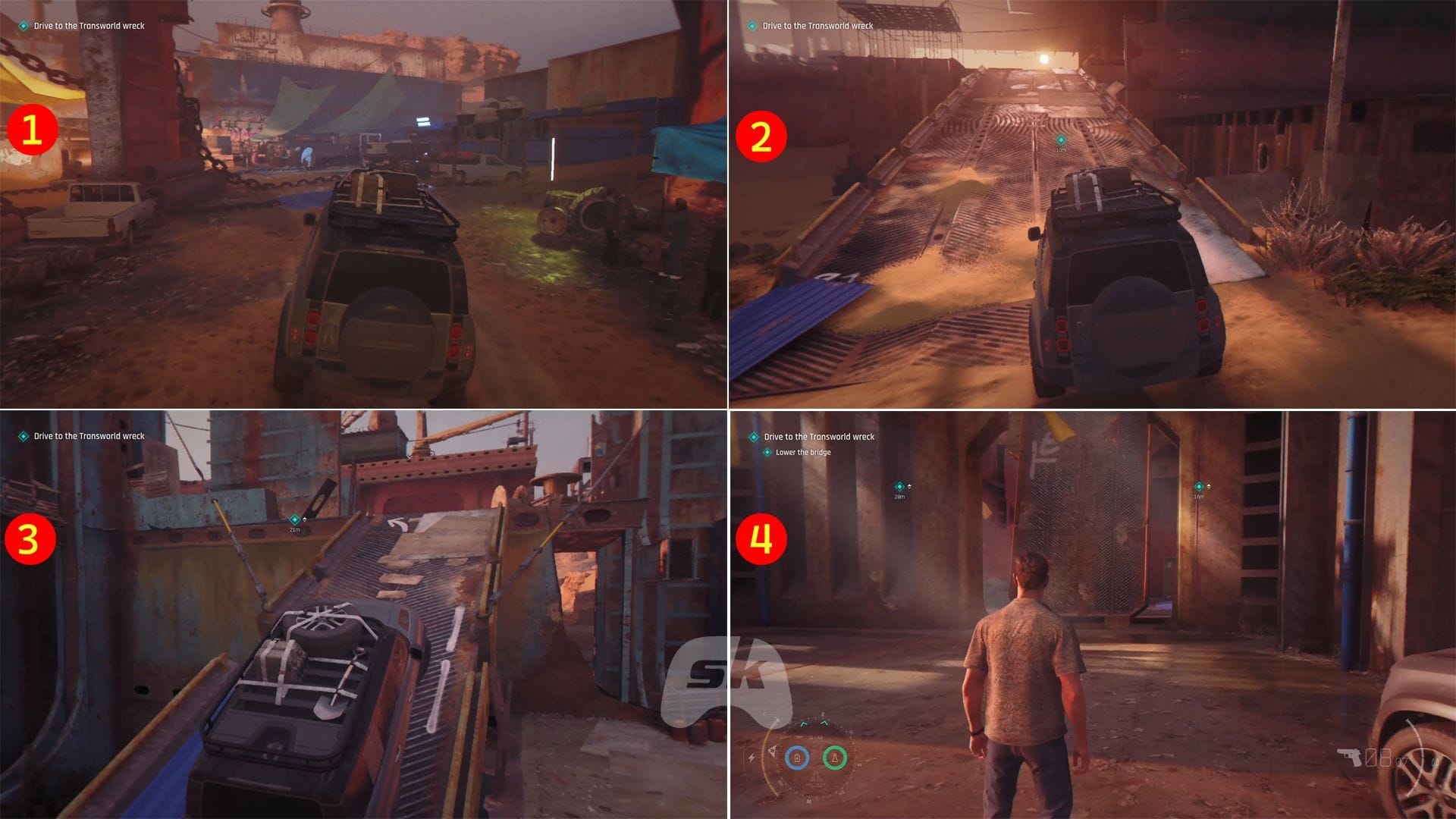 Lower the bridge (Image via Sportskeeda Gaming || IO Interactive)