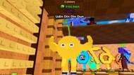 A Golden-mutated Udin Din Din Dun (Image via Roblox)