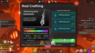 The Withering Rod in Crafting Bench (Image via Roblox || YouTube@Sapidermen)