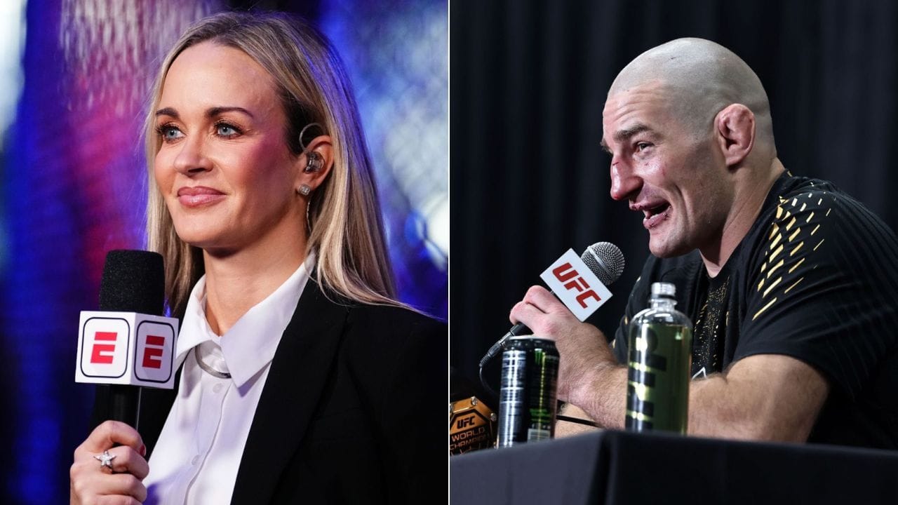 Laura Sanko shares inspirational message after Khamzat Chimaev wraps title around Sean Strickland's waist