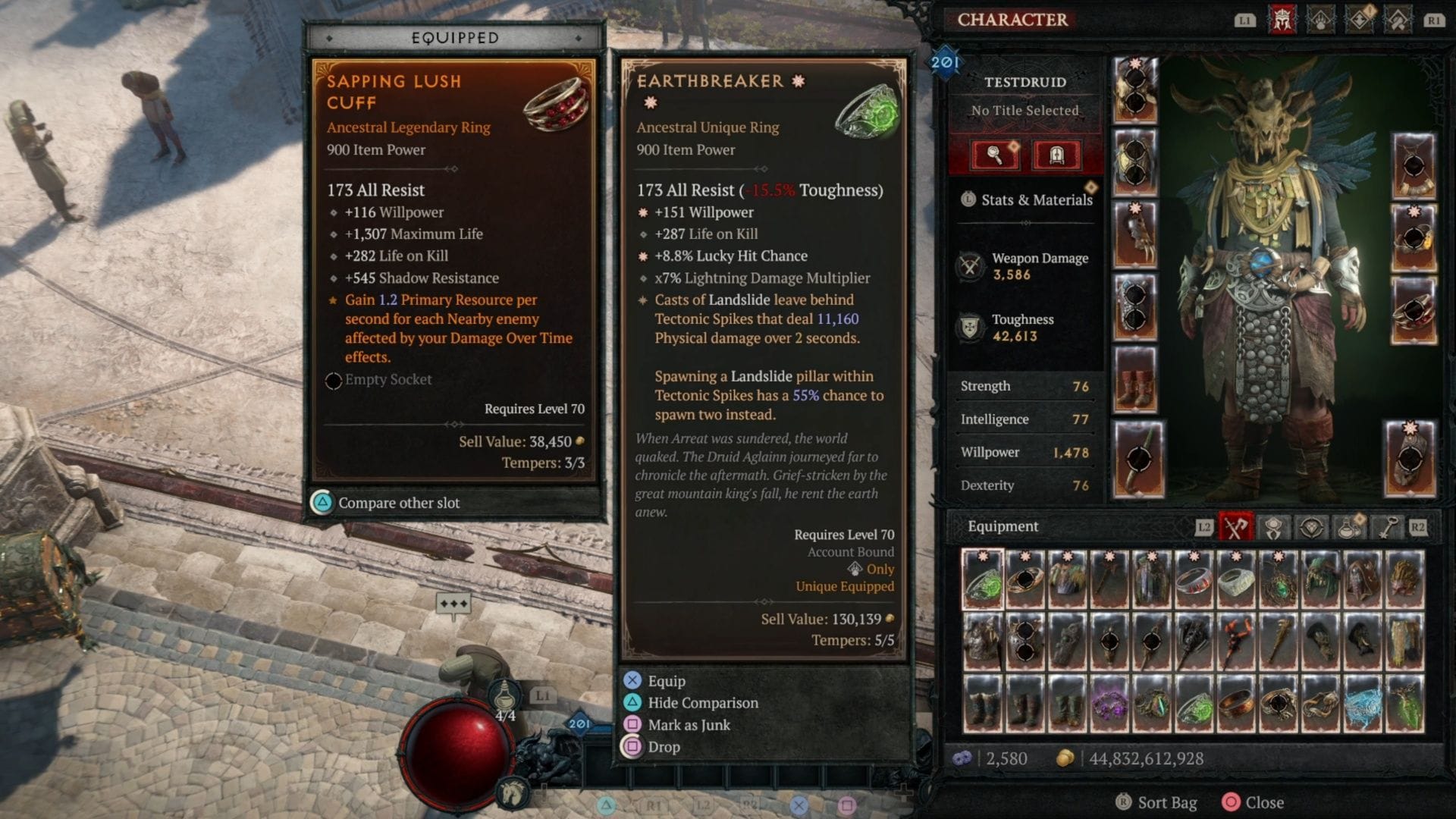All Druid Uniques in Diablo 4