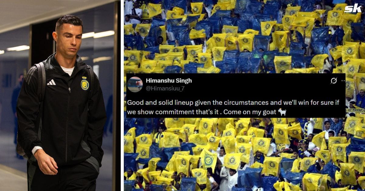 "We're winning this" - Al-Nassr fans react as they believe Cristiano Ronaldo-led side have named 'perfect' XI for ACL 2 final