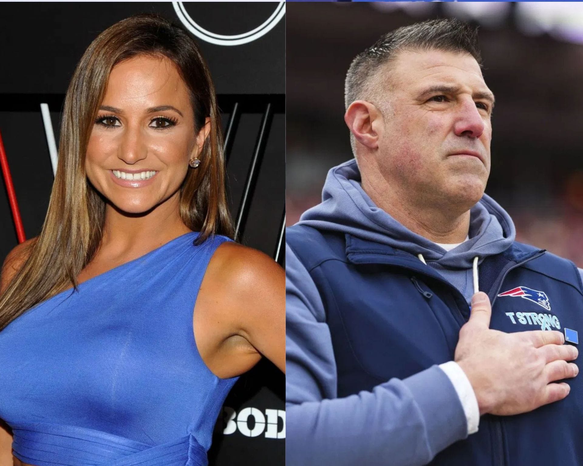 "Dianna Russini is BEGGING her husband not to file for divorce": NFL analyst erupts as Mike Vrabel joins for private outing during her pregnancy