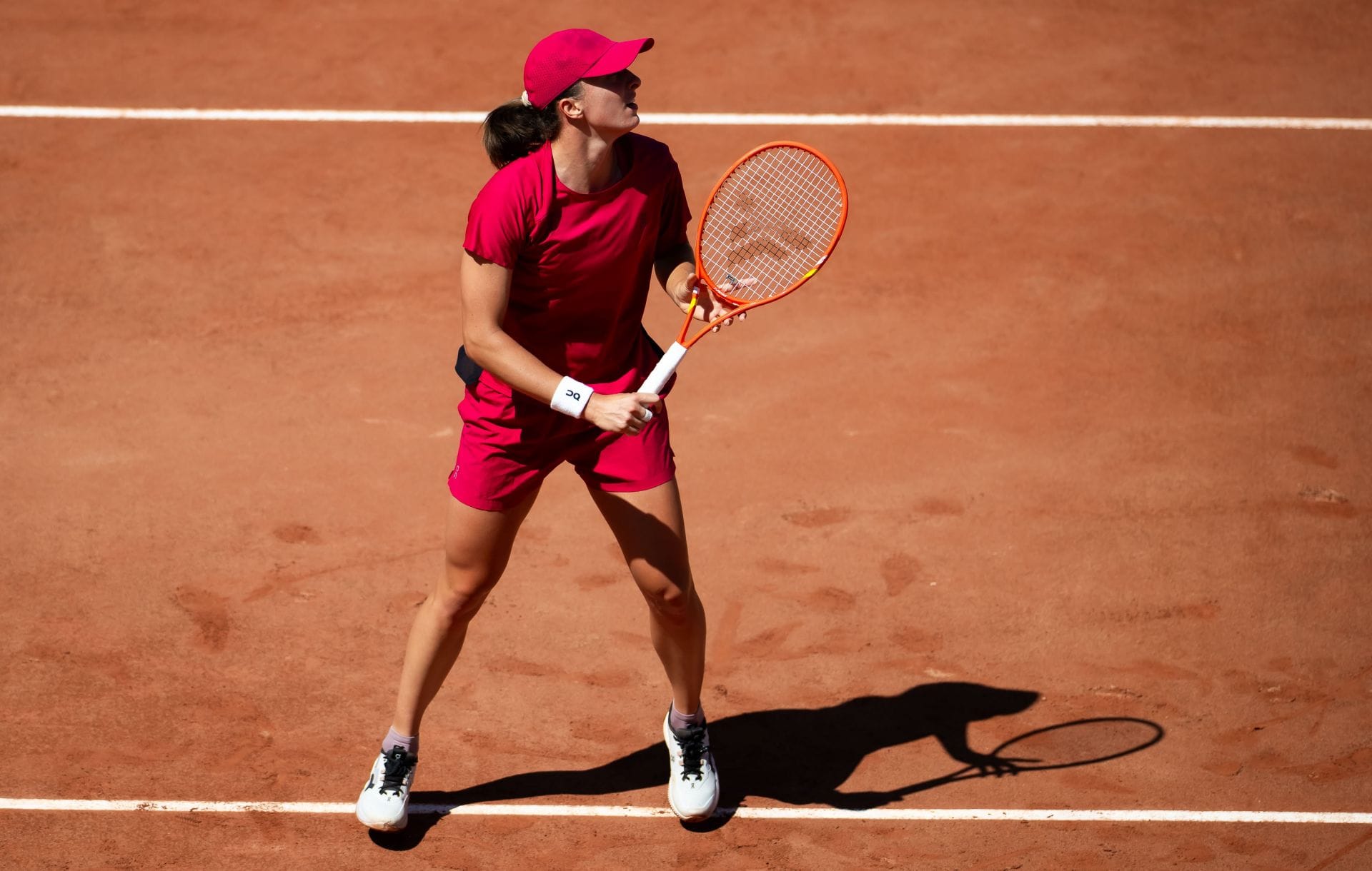 Swiatek pictured at the 2026 French Open | Image Source: Getty