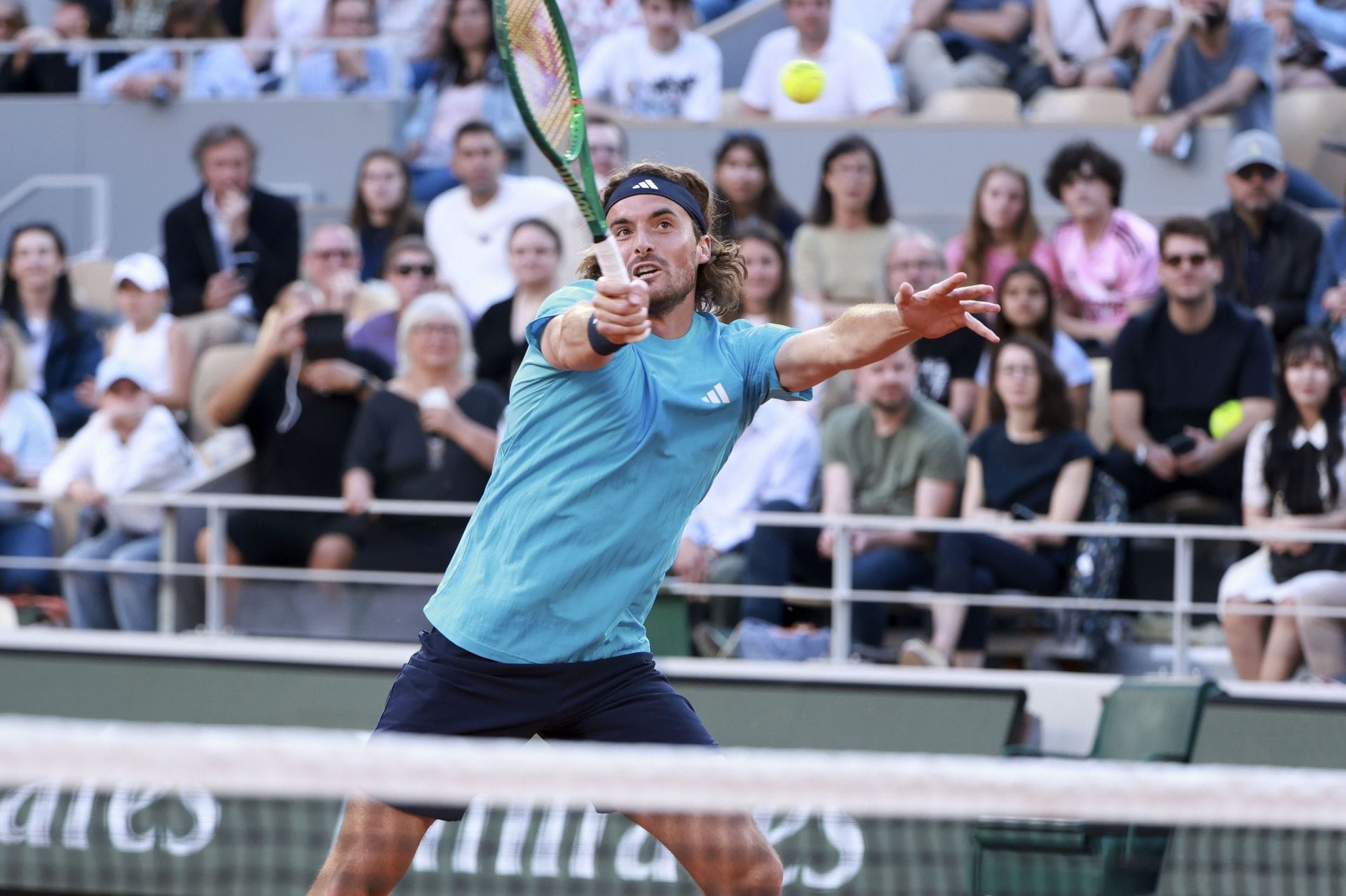 Stefanos Tsitsipas at the French Open 2026. (Source: Getty)