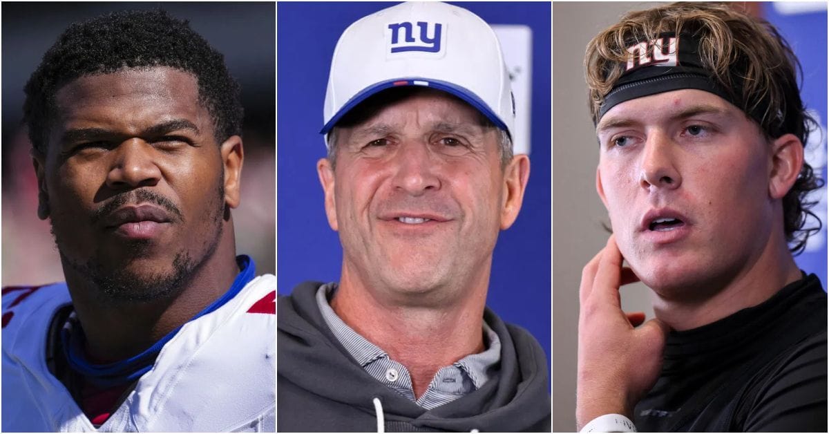 John Harbaugh delivers clear verdict on Jaxson Dart and Abdul Carter's conflict over Donald Trump