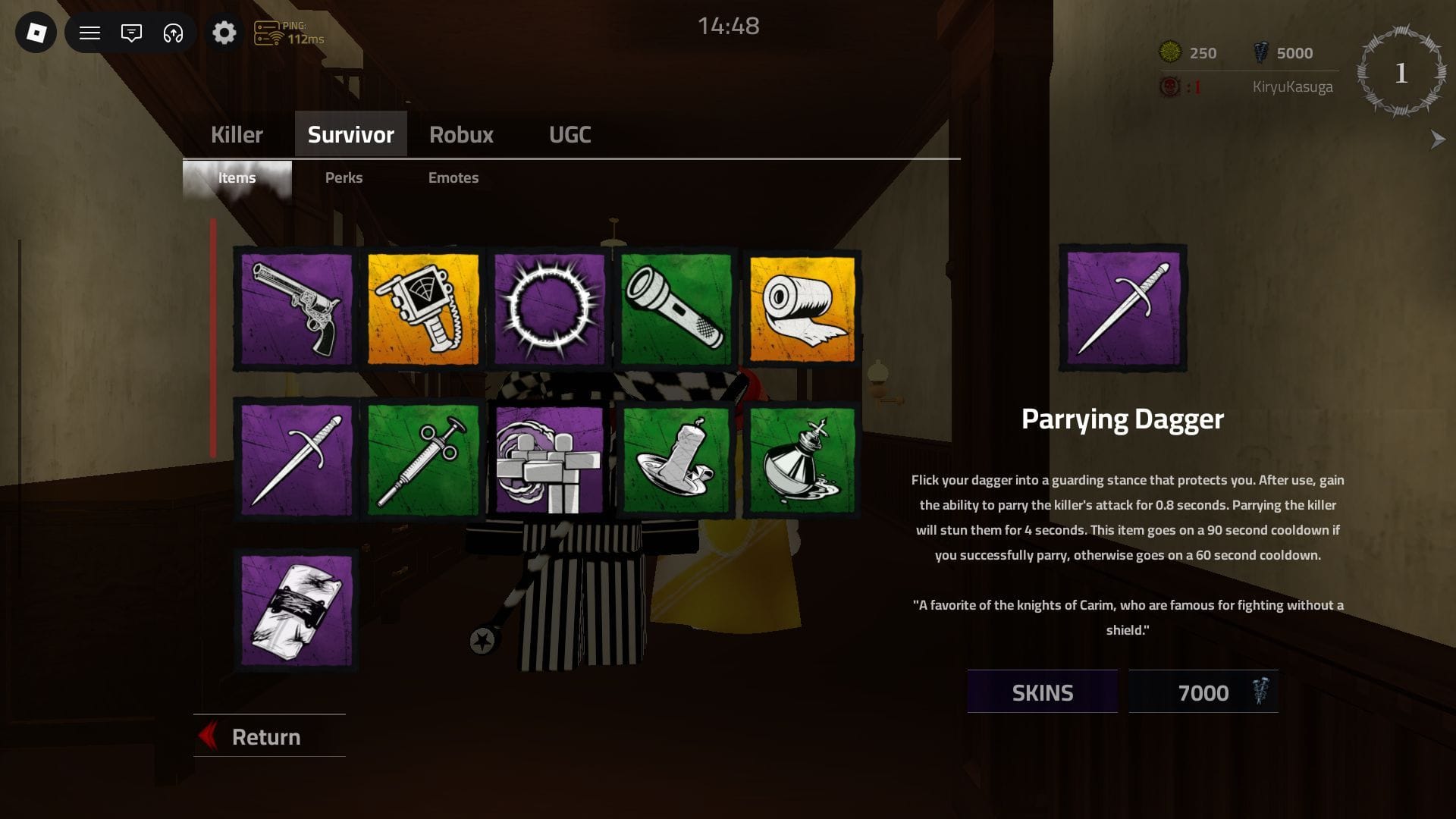 The Parrying Dagger (Image via Roblox)