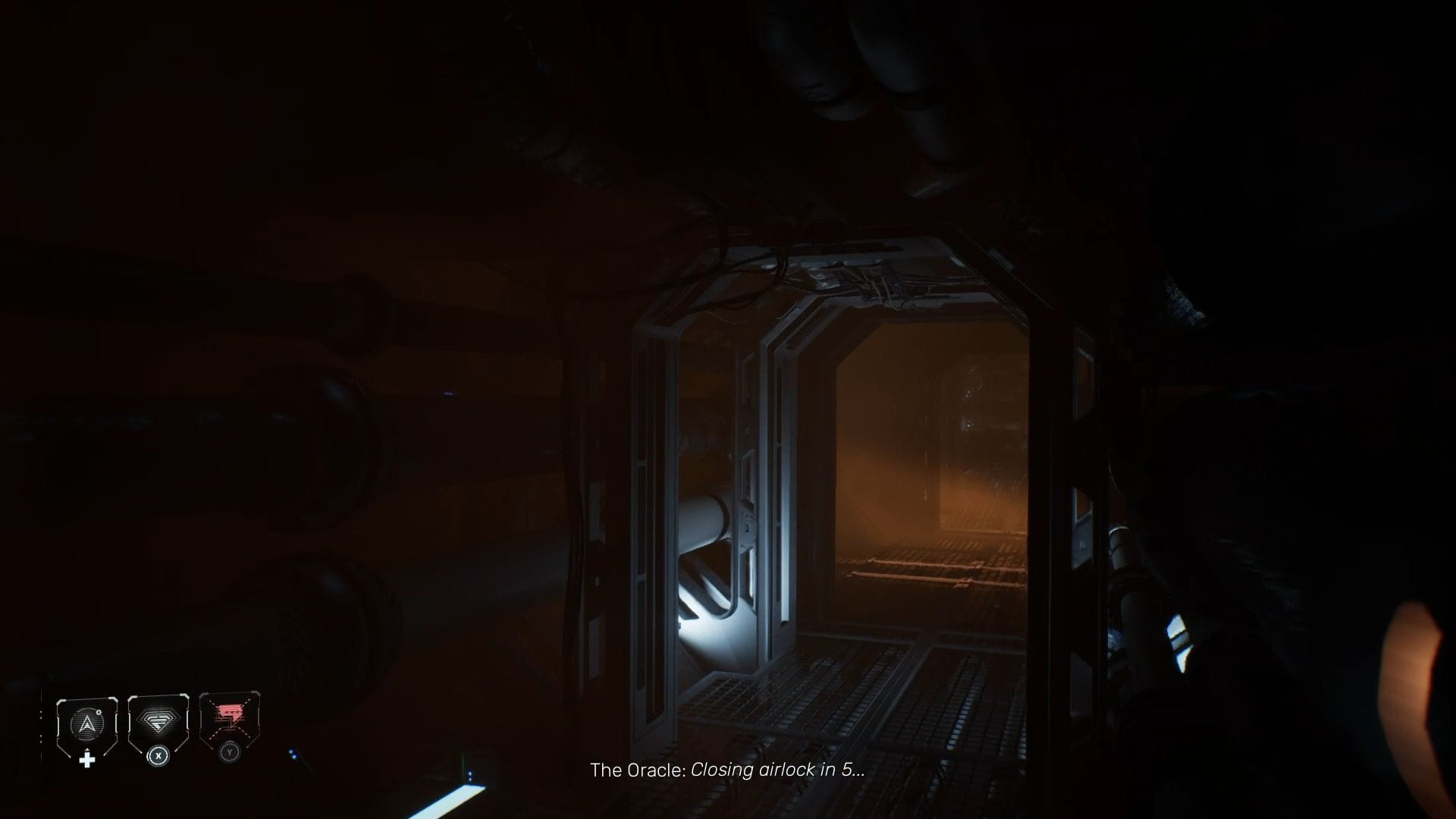 Escape via the vent (Image via Supermassive Games)