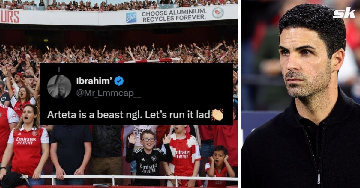 "Holding bench", "Arteta has seen light" - Arsenal fans delighted as Mikel Arteta drops star player vs Atletico Madrid 