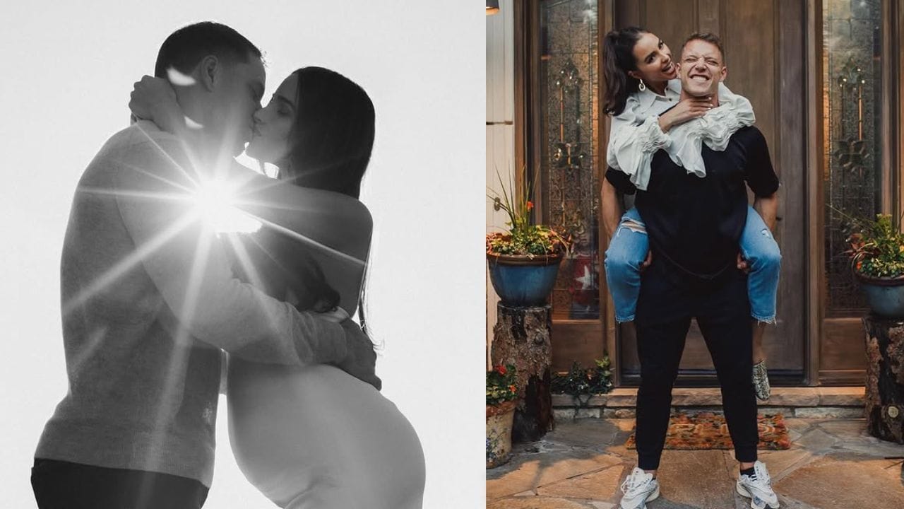 Christian McCaffrey's wife Olivia Culpo shares raw post-partum moment with baby girl in "life lately" IG photodump