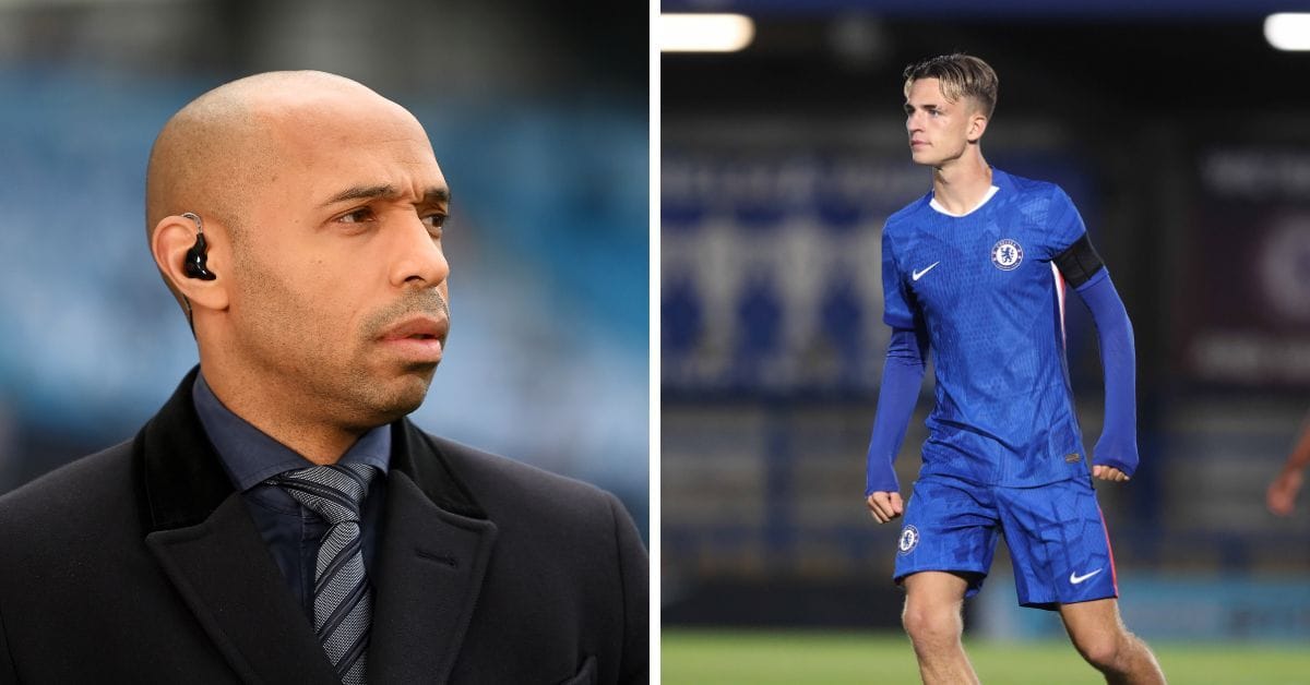 “Then he can become the full package” - Thierry Henry offers opinion on Chelsea talent Jesse Derry on Premier League debut