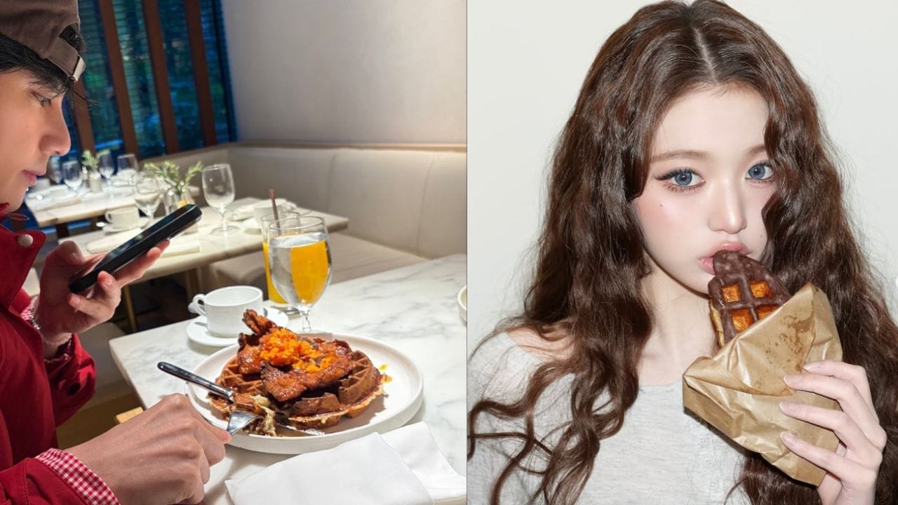 “Apparently Taehyung is dating the whole industry”- Fans slam viral allegations linking BTS’ V and IVE’s Wonyoung over waffle photo updates 