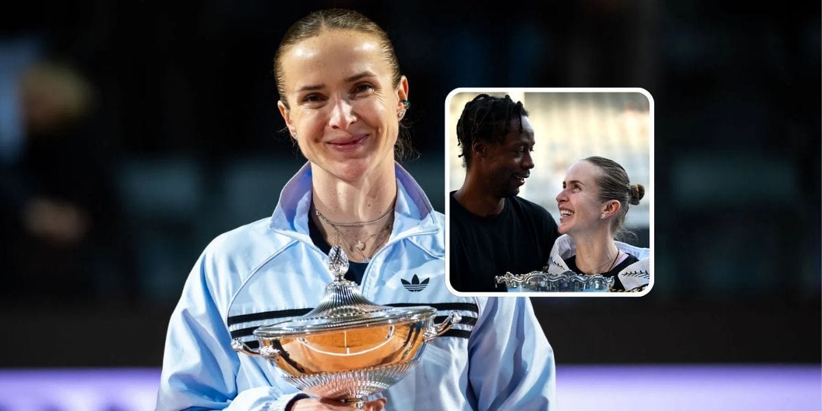 Husband Gael Monfils shares emotional message for Elina Svitolina after Italian Open glory