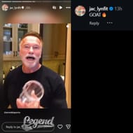 Alex Rodriguez's girlfriend Jaclyn Cordeiro gives verdict on Arnold Schwarzenegger - Source: Instagram @arnoldsports/@jac_lynfit