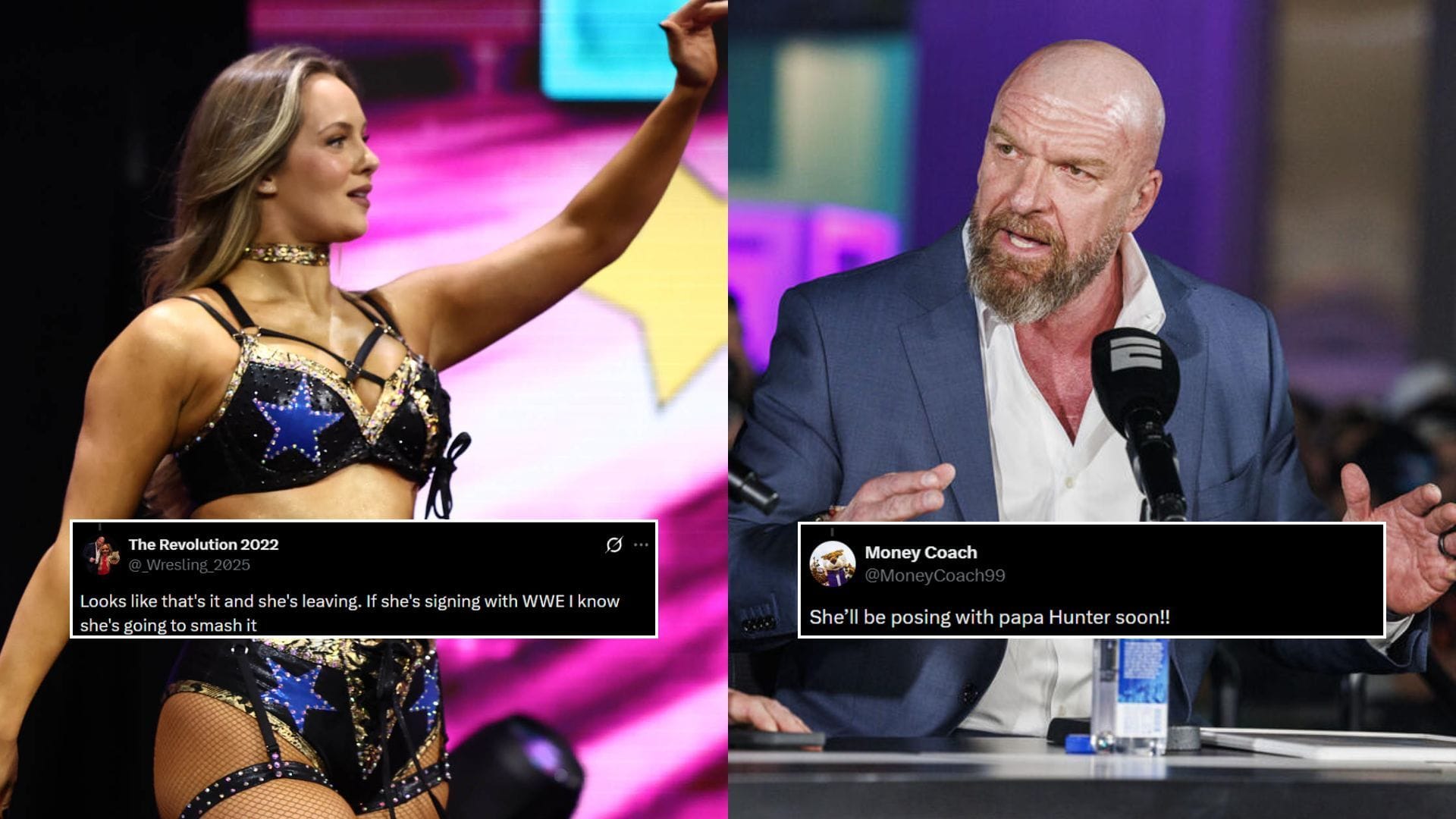 "She’ll be posing with papa Hunter soon!!" "She's leaving" - Fans are convinced Anna Jay is done with AEW and joining WWE