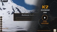 Active codes in K2 Climbing Simulation (Image via Roblox)