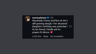 Monica Denise debunks Vanessa Bryant's remarriage rumors.