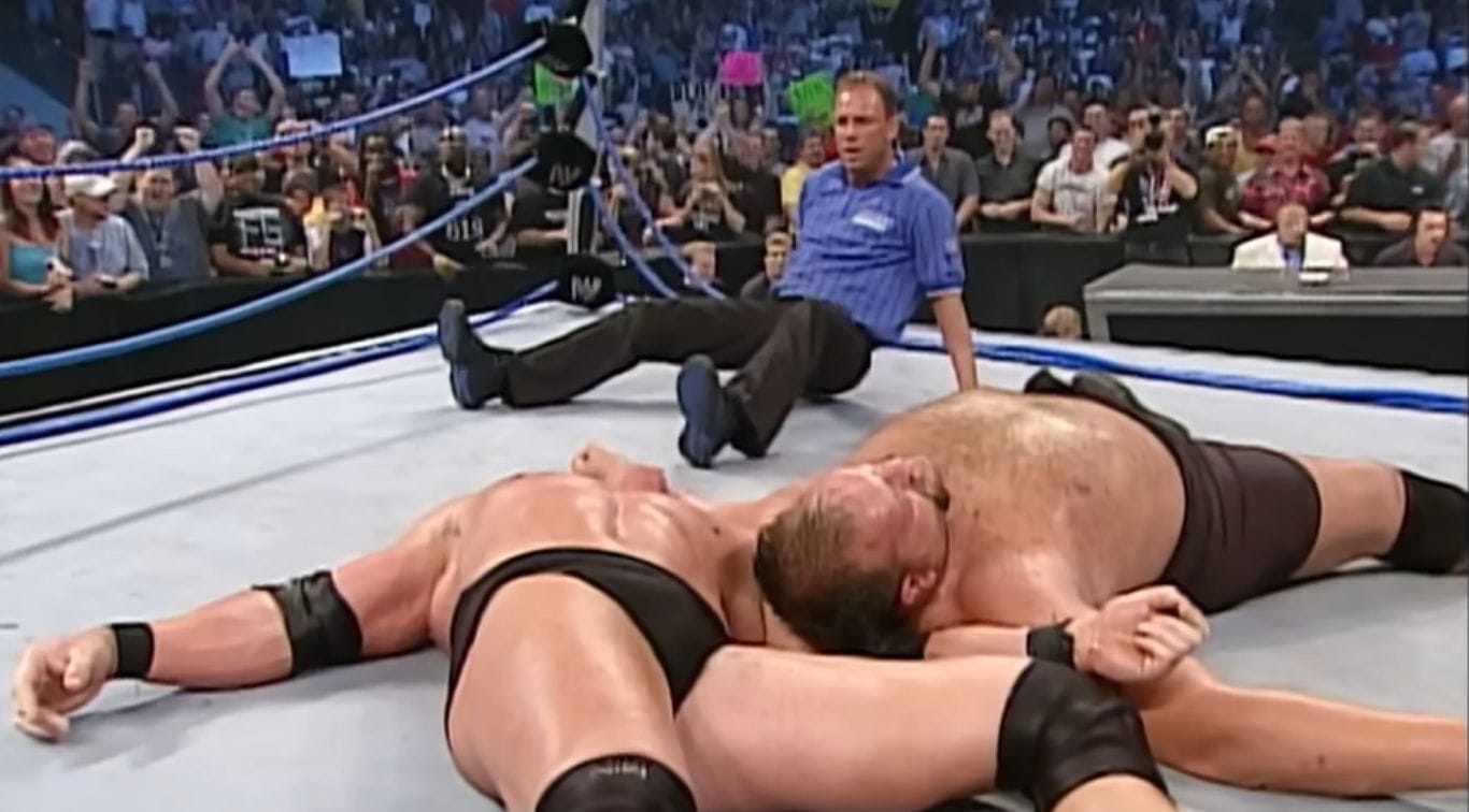 "He cussed live on air"- Paul Wight (fka Big Show) recounts WWE veteran's reaction to him and Brock Lesnar breaking the wrestling ring