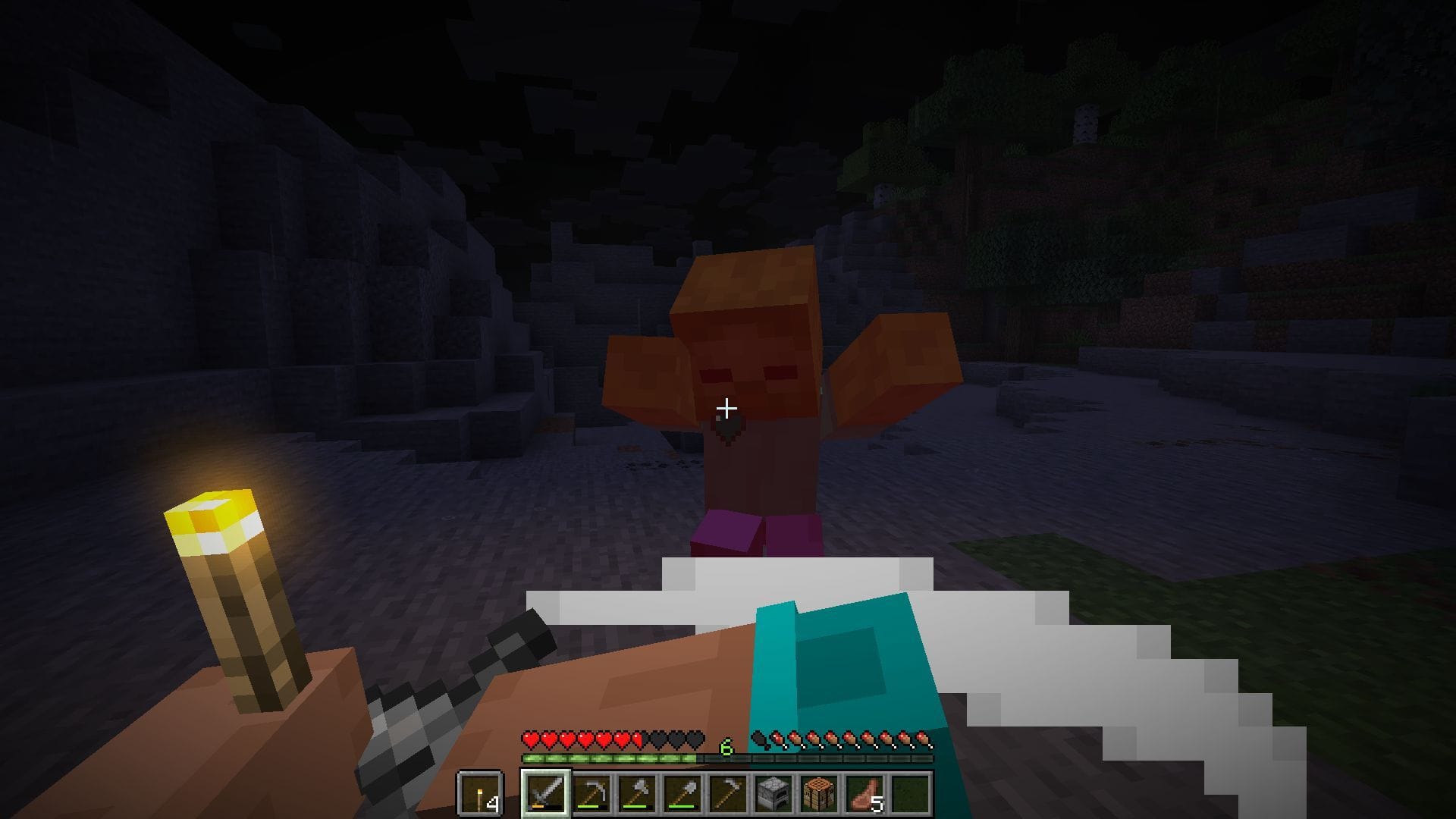 Hands will be visible and have animations (Image via Mojang Studios || Modrinth/Tree Corp)