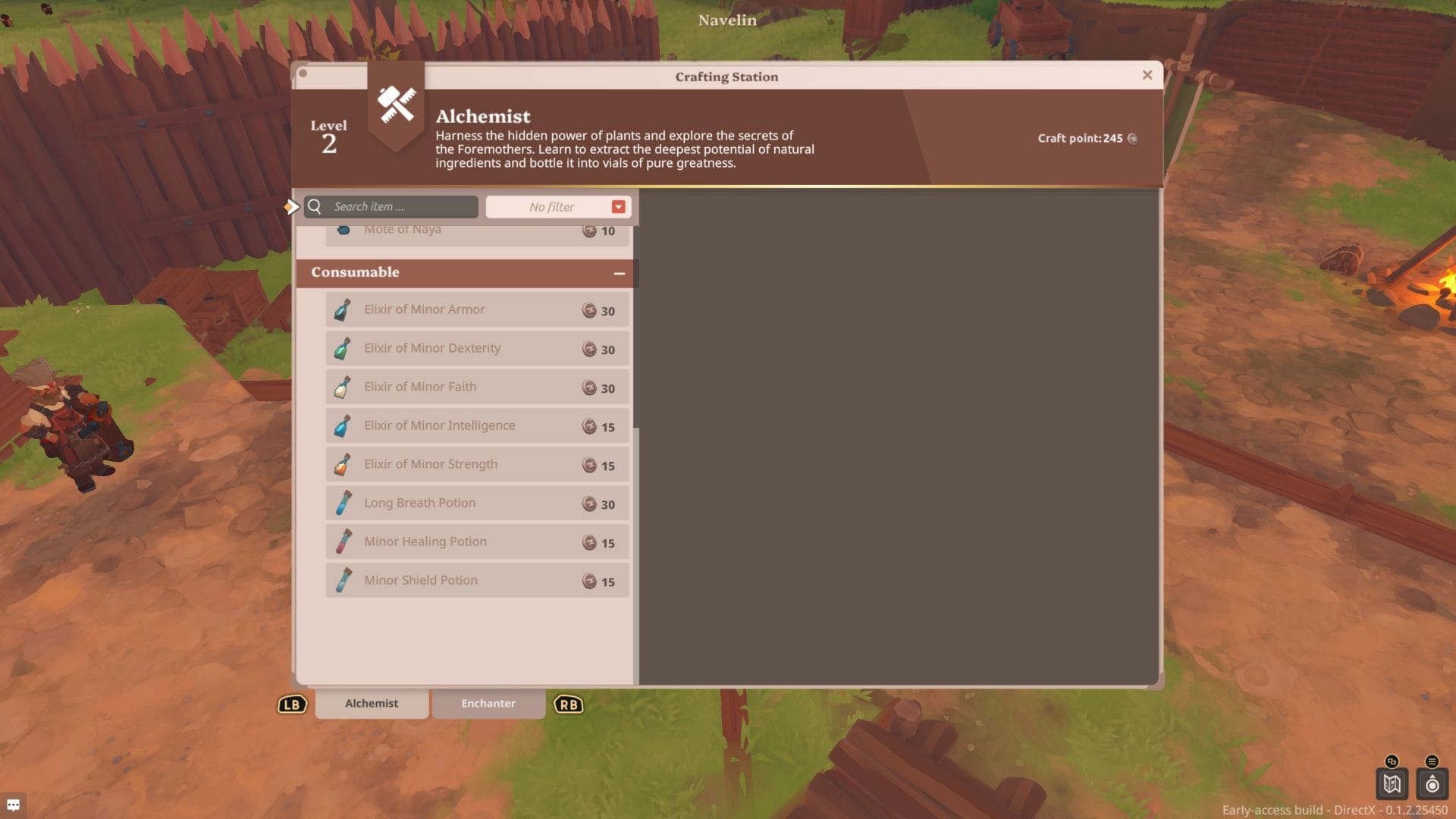 If you feel you're going to need extra healing, Alchemy's a great place to start (Image via Shiro Games || Sportskeeda)