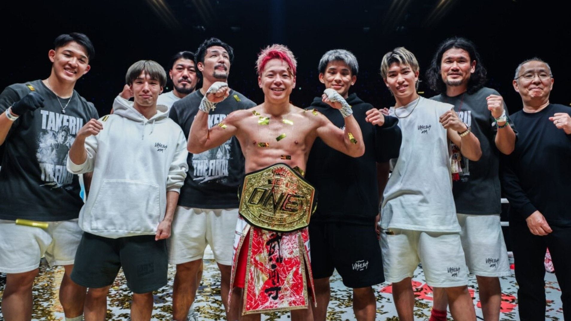 “I got the belt and finally believed in myself” - Takeru’s triumphant return to Team Vasileus after winning ONE Championship world title