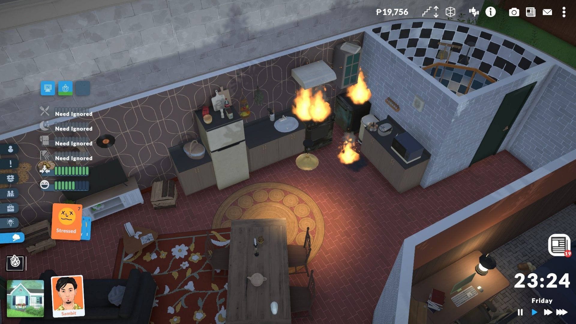 How to deal with fires in Paralives