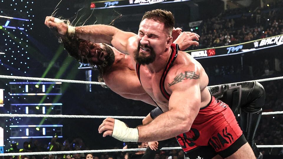 Seth Rollins vs. Bron Breakker (Source: WWE.com)