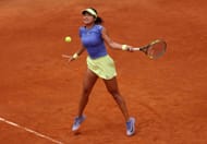 Alexandra Eala in action at the 2026 Italian Open (Source: Getty)