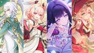 Zibai, Linnea, Columbina, Yanfei (Image via HoYoverse)