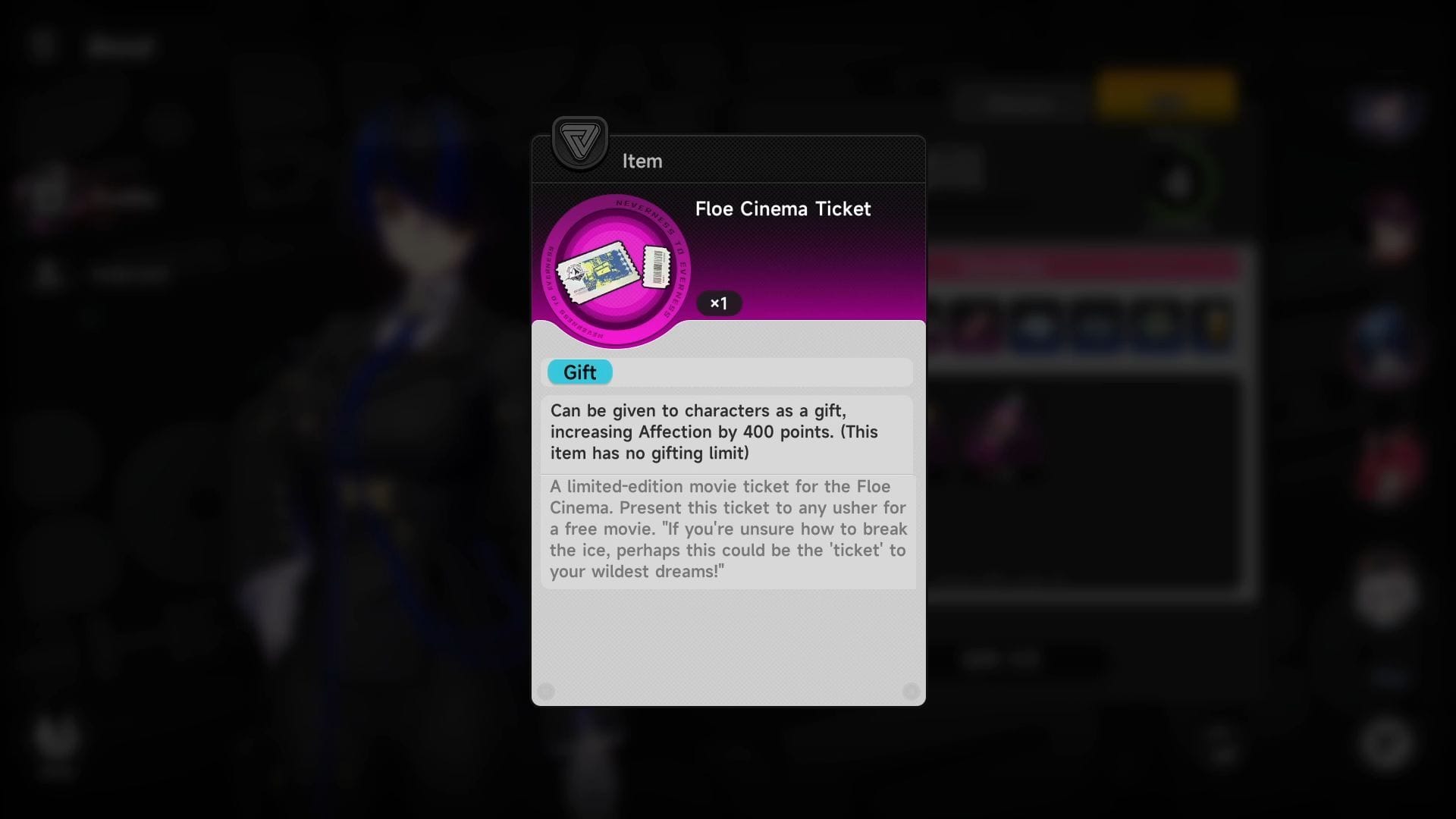 How to get Floe Cinema Ticket in NTE