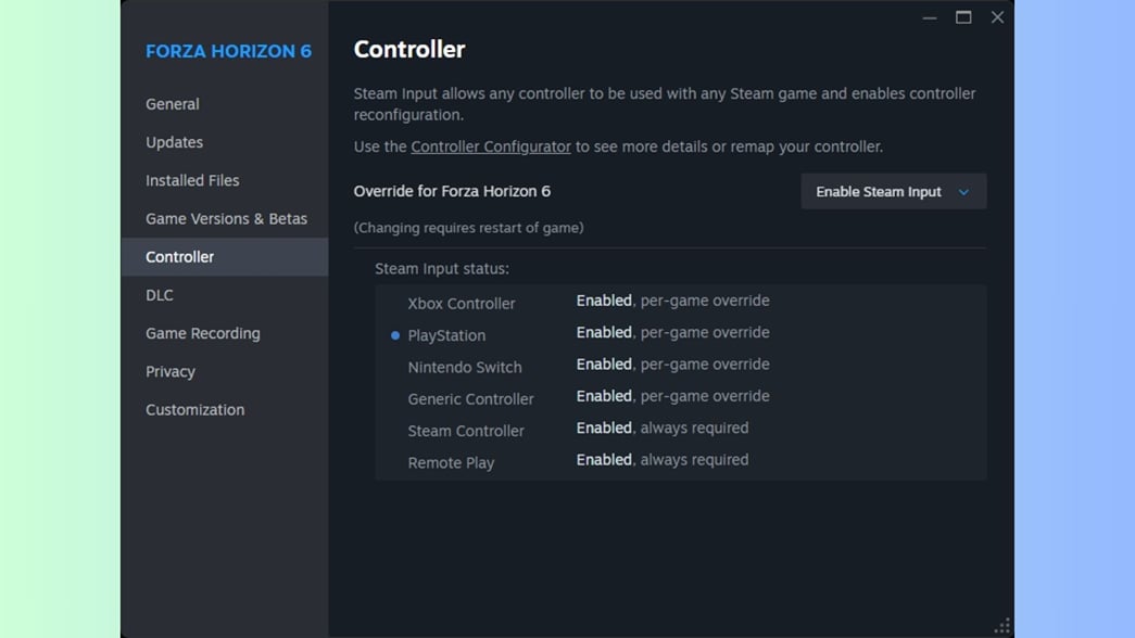 Forza6 Control Menu How to fix controller and wheel issues in Forza Horizon 6